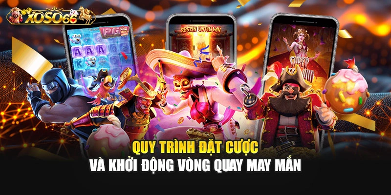 Quy trình đặt cược và khởi động vòng quay may mắn